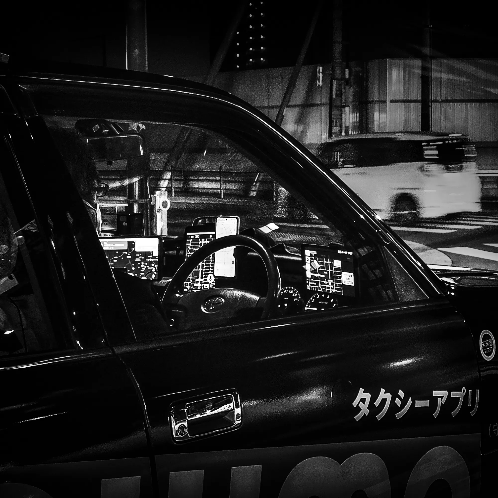 Manual Override - A taxi driver encumbered by redundant screens in an analog cockpit